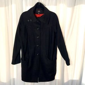 Recycled wool, vintagey car coat